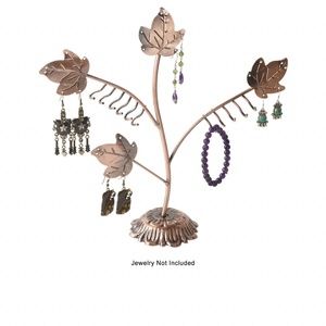 Earring/jewelry display-copper new in box.